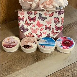 Ipsy Butterfly Bag & Body Butter
